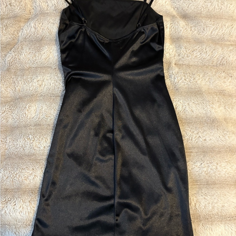 Honey and Rosie Black Strapless Sheath Dress - Picture 2 of 3
